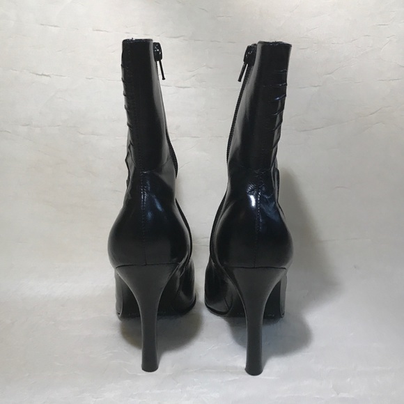 𝐍𝐈𝐍𝐄 𝐖𝐄𝐒𝐓 Y2K Pointed-Toe Boots - Picture 7 of 10